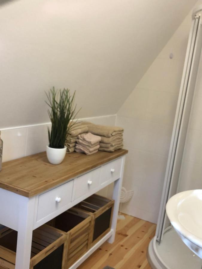 Ferienhaus Reetdach 1300Qm Privatgrundstueck Bootssteg Sauna Templin Luebbesee Uckermark Erholung Pur Seenplatte Petersdorf  Екстер'єр фото