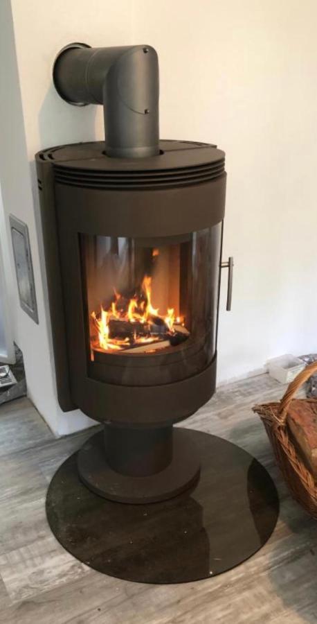Ferienhaus Reetdach 1300Qm Privatgrundstueck Bootssteg Sauna Templin Luebbesee Uckermark Erholung Pur Seenplatte Petersdorf  Екстер'єр фото