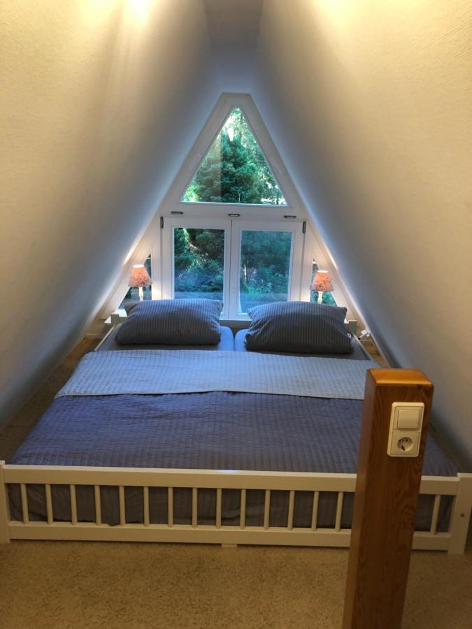 Ferienhaus Reetdach 1300Qm Privatgrundstueck Bootssteg Sauna Templin Luebbesee Uckermark Erholung Pur Seenplatte Petersdorf  Екстер'єр фото